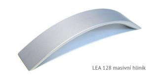 kovová úchytka LEA 96,128,160 Varianta: LEA 128 masivní hliník