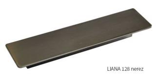 kovová úchytka LIANA 128,160, doprodej Varianta: LIANA 128 nerez, doprodej