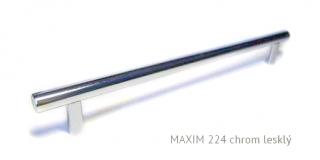 kovová úchytka MAXIM 128,224,...896 - doprodej Varianta: MAXIM 224 chrom lesklý