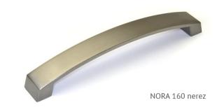 kovová úchytka NORA 128,160,192,256, 320 nerez Varianta: NORA 160 nerez