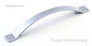 kovová úchytka OMEGA 128 Varianta: OMEGA 128 chrom matný