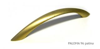 kovová úchytka PALOMA 16,96,128,192 Varianta: PALOMA 96 mosaz patina
