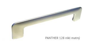 kovová úchytka PANTHER 128, doprodej Varianta: PANTHER 128 nikl matný, doprodej