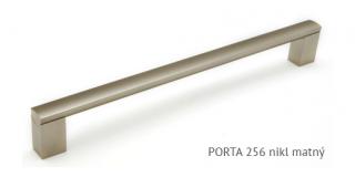 kovová úchytka PORTA A - nikl matný, 96,128,160,192,224,256,320,432,532 Varianta: PORTA A 256 nikl matný