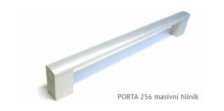 kovová úchytka PORTA - eloxovaný hliník, 96,128,160,192,224,320,432,532,736,832,960 Varianta: PORTA 256 masivní hliník