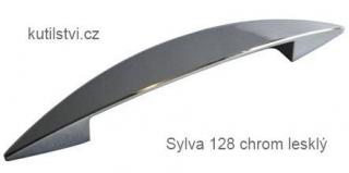 kovová úchytka SYLVA 128 Varianta: SYLVA 128 chrom lesklý