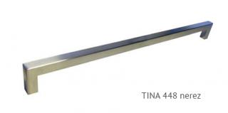 kovová úchytka TINA 96,128,160,224,320,448,544,672 Varianta: TINA 448 masivní nerez
