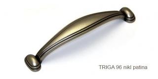kovová úchytka TRIGA 96 Varianta: TRIGA 96 nikl patina