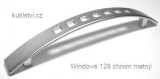 kovová úchytka WINDOWS 128 Varianta: WINDOWS 128 nikl matný