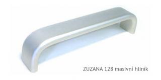 kovová úchytka ZUZANA 128,160 Varianta: ZUZANA 128 masivní hliník
