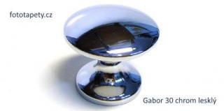 kovový knopek GABOR Varianta: GABOR chrom lesklý