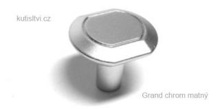 kovový knopek GRAND Varianta: GRAND chrom matný