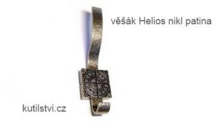 kovový věšák HELIOS Varianta: věšák HELIOS nikl patina