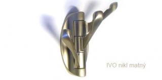 kovový věšák IVO Varianta: věšák IVO nikl matný