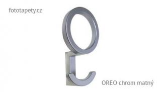 kovový věšák OREO Varianta: věšák OREO chrom matný