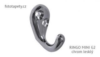 kovový věšák RINGO MINI Varianta: věšák RINGO MINI G2 chrom lesklý