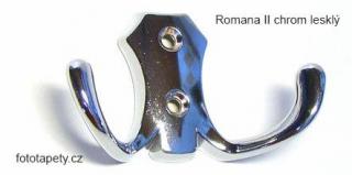 kovový věšák ROMANA II Varianta: věšák ROMANA II chrom lesklý