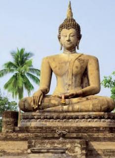 Obrazová tapeta čtyřdílná Buddha, šířka 183cm, výška 254, 4D ID 378