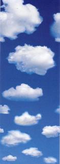 Obrazová tapeta dvoudílná Oblaka, 91x254cm, 2D ID 603, skladem poslední 1 ks!!!