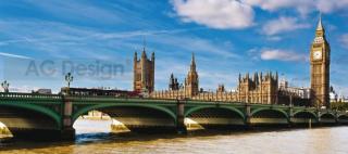 Panoramatická vliesová fototapeta Londýn FTN h 2710, rozměr 202x90cm