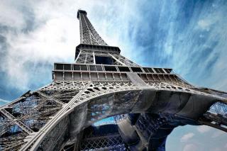 Pětidílná vliesová fototapeta Eiffelova věž, rozměr 375x250cm, MS-5-0026