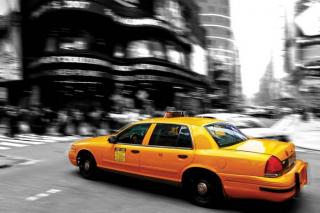 Pětidílná vliesová fototapeta Taxi, rozměr 375x250cm, MS-5-0007