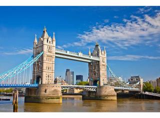 Pětidílná vliesová fototapeta Tower bridge, rozměr 375x250cm, MS-5-0019