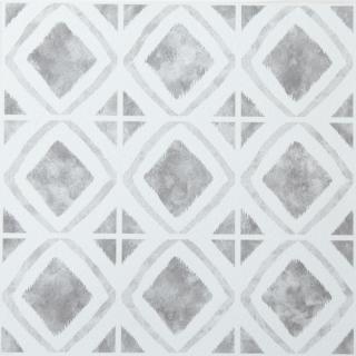 Podlahové samolepicí čtverce - šedobílé, rozměr 30,5 x 30,5 cm, balení 11 ks, 274-7001