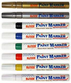 Popisovač ALTECO Paint Marker, skvělý popisovač, vodostálý, do exterieru, drží na všem Varianta: Popisovač ALTECO Paint Marker - bílý
