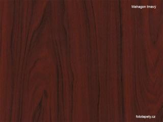Samolepící folie d-c-fix imitace dřeva, vzor Mahagon tmavý, doprodej Varianta: šíře 45 cm, cena 1 metr