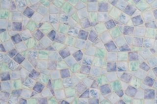Samolepící folie d-c-fix, vzor Modrá mozaika, doprodej Varianta: Modrá mozaika, šíře 45 cm, cena 1 metr