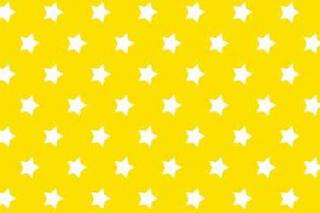 Samolepící fólie imitace Decor, Žluté hvězdy Varianta: Žluté hvězdy, šíře 45cm, cena za 15m