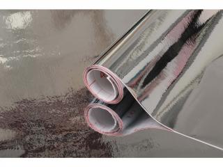 Samolepící stříbrná vysoce lesklá folie d-c-fix, šíře 45 cm Varianta: Stříbrná, šíře 45cm, cena za 1m