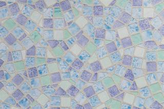 Samolepící tapeta modrý krystal - Mosaic blue Varianta: šíře 45 cm, cena 1 metr