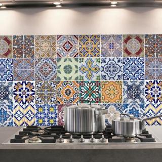 Samolepka do kuchyně - Azulejos (47x65cm)