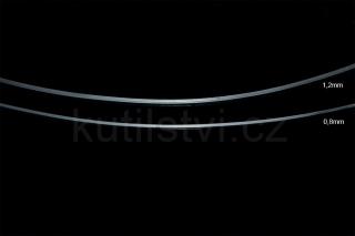 Silonová fixační struna 0,8 mm pro ISSO žaluzie a textilní rolety Varianta: transparentní, cena za 1m
