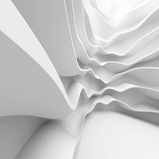 Třídílná vliesová fototapeta Bílá abstrakce, rozměr 225x250cm, MS-3-0295