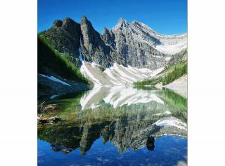 Třídílná vliesová fototapeta Jezero Agnes, rozměr 225x250cm, MS-3-0074