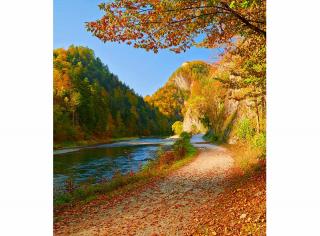 Třídílná vliesová fototapeta Řeka Dunajec, rozměr 225x250cm, MS-3-0069