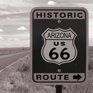 Třídílná vliesová fototapeta Route 66, rozměr 225x250cm, MS-3-0033