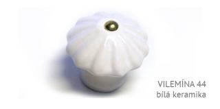 VILEMINA kombinovaný knopek 26,29,35,44 Varianta: VILEMINA 44 bílá keramika