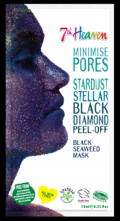 7th Heaven - Stardust slupovací maska z černých řas- černý diamant 10ml