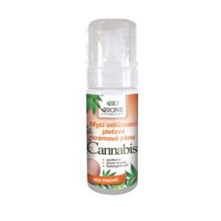 Bione Cosmetics - CANNABIS Mycí odličovací pleťová krémová pěna 150 ml