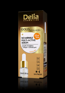 Delia - Gold & Collagen multiaktivní pleťové sérum 30ml