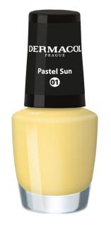 Dermacol - Lak na nehty Mini Pastel 01 Pastel Sun 5ml