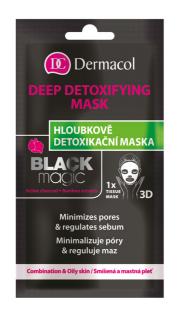 Dermacol -  Textilní detoxikační maska black magic