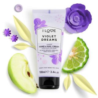 I LOVE - Krém na ruce Fialka (Violet dreams) 100 ml