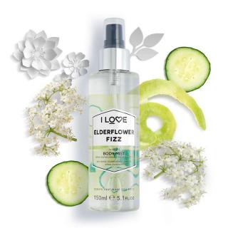 I LOVE - tělový sprej Bezový květ (elderflower fizz) 150ml