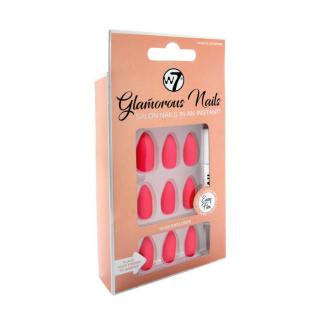 W7 - Nalepovací nehty Glamorous Nails Traffic Stopper (24 ks)
