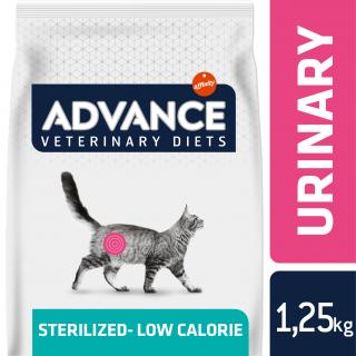 ADVANCE-VETERINARY DIETS Cat Avet Cat Sterilized Urinary Low Calorie 1,25 kg